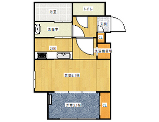フェリオ豊平　102号室